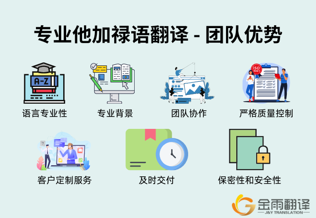 专业他加禄语翻译 - 团队优势